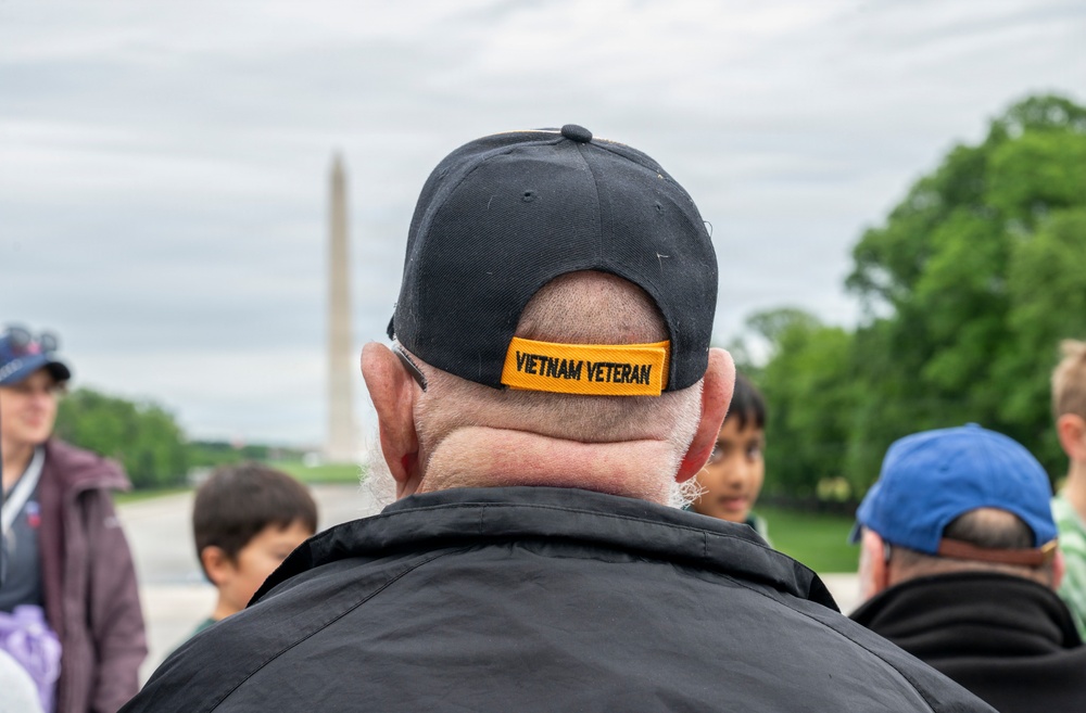 U.S. Veterans of the Vietnam War attend an Honor Flight Mission to Washington, D.C.