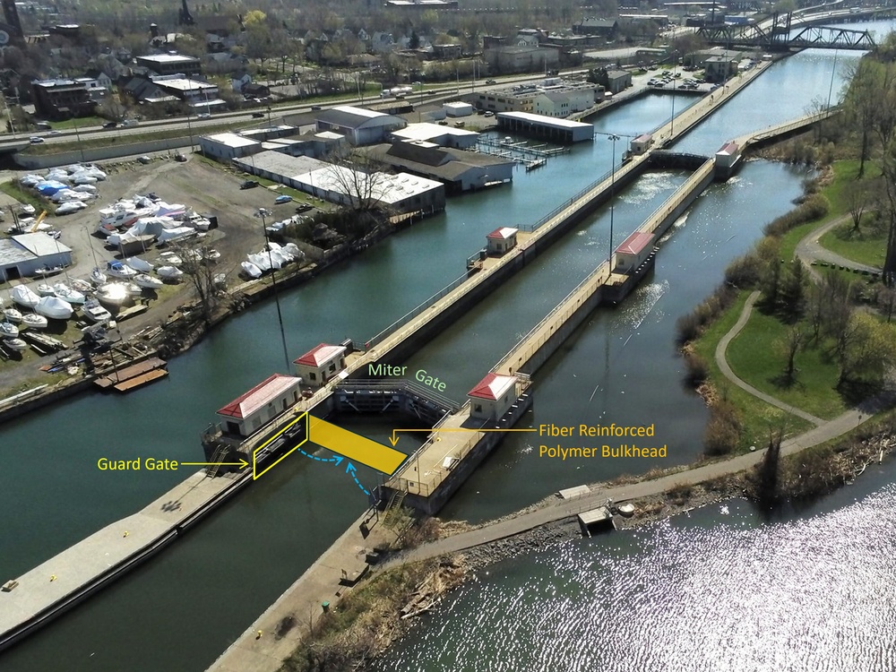 Corps of Engineers Awards $6.9M Contract to Modernize Black Rock Lock with Fiber Reinforced Polymer Bulkheads