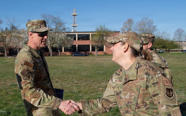 AFLCMC Command Chief visits Hanscom