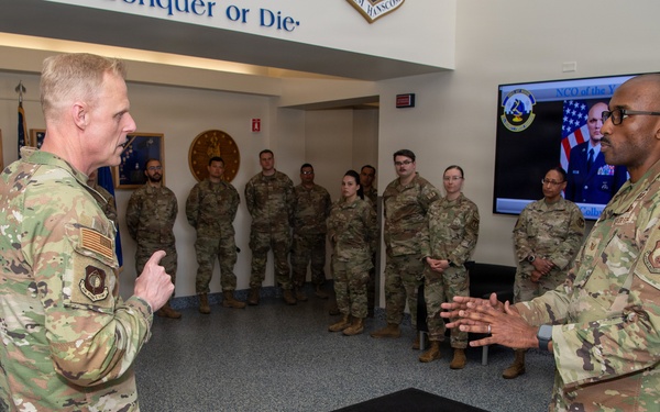AFLCMC Command Chief visits Hanscom