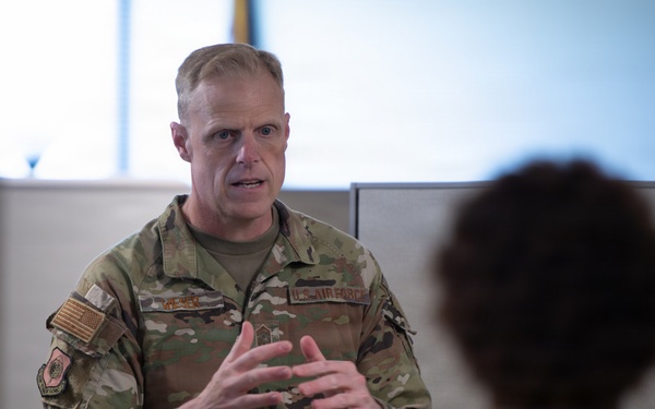 AFLCMC Command Chief visits Hanscom