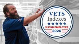 Army &amp; Air Force Exchange Service Named 2026 VETS Indexes 5-Star Employer for Advancing Military-Connected Careers