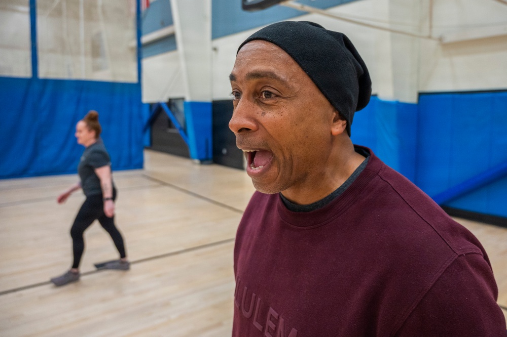 62d AW IPRO Team participates in National Alcohol Awareness Month Dodgeball Tournament