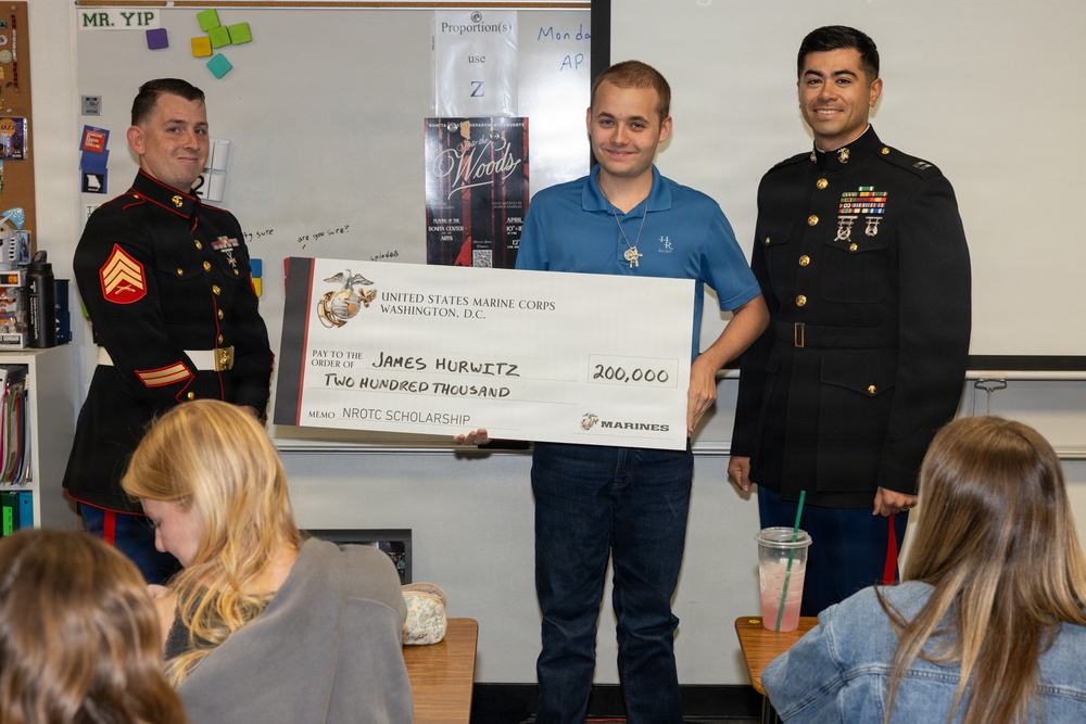 NROTC Scholarship Recipient: James Hurwitz
