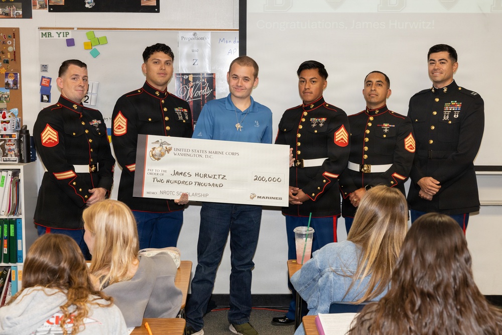 NROTC Scholarship Recipient: James Hurwitz