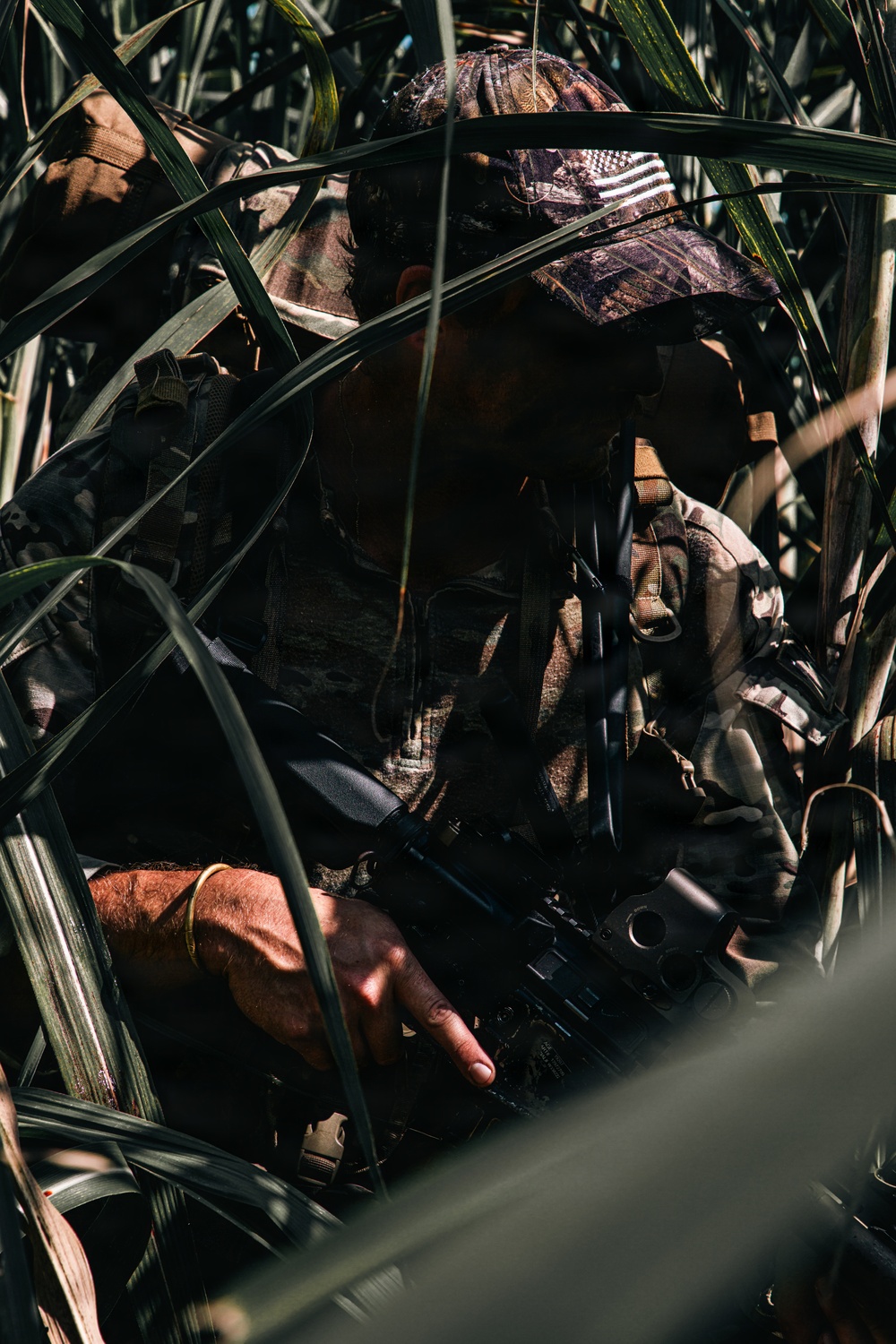 1st SFG (A) Green Berets conduct small group tactics