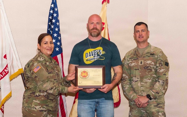 Fort McCoy workforce members recognized during April 2026 town hall meetings