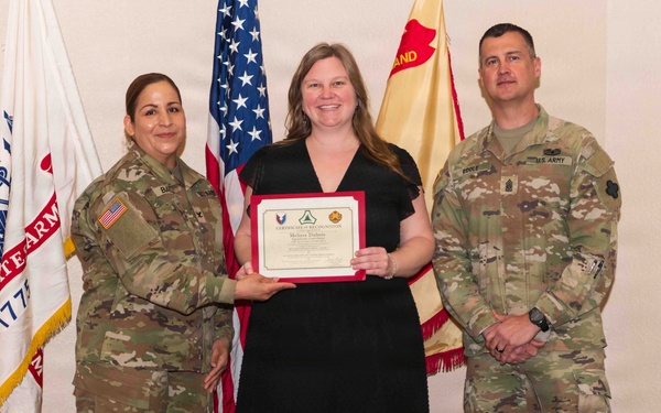 Fort McCoy workforce members recognized during April 2026 town hall meetings