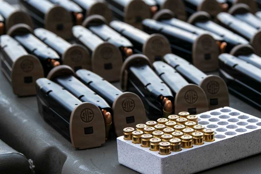 USS Tripoli 9mm Gun Shoot