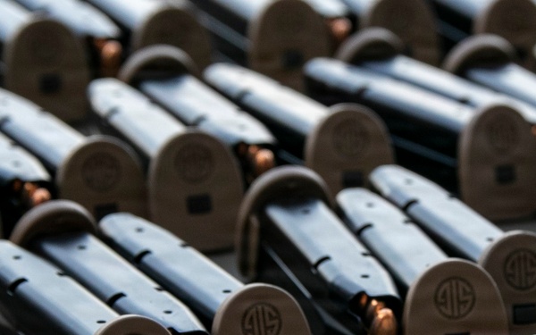 USS Tripoli 9mm Gun Shoot