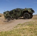 U.S. Marines take the wheel during JLTV operator course