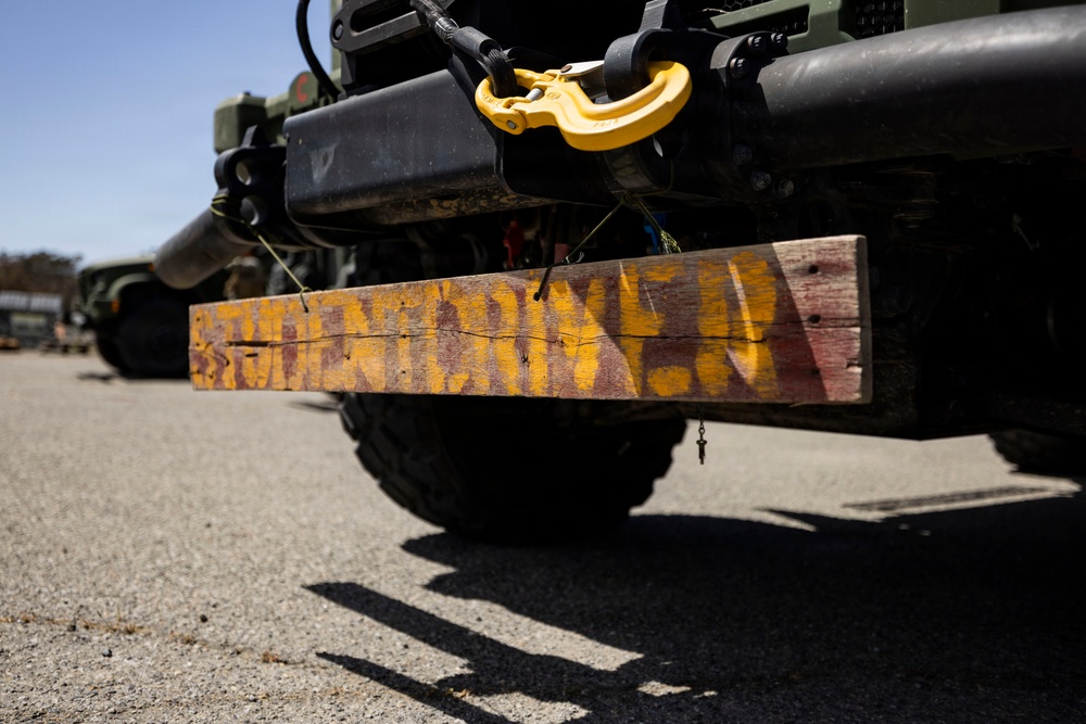 U.S. Marines take the wheel during JLTV operator course
