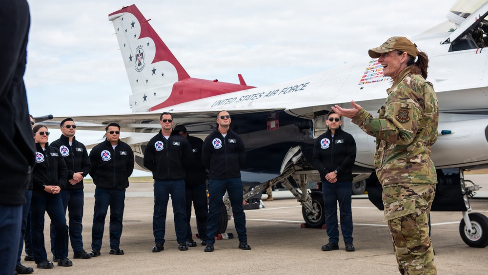 Travis conducts Wings Over Solano air show and open house