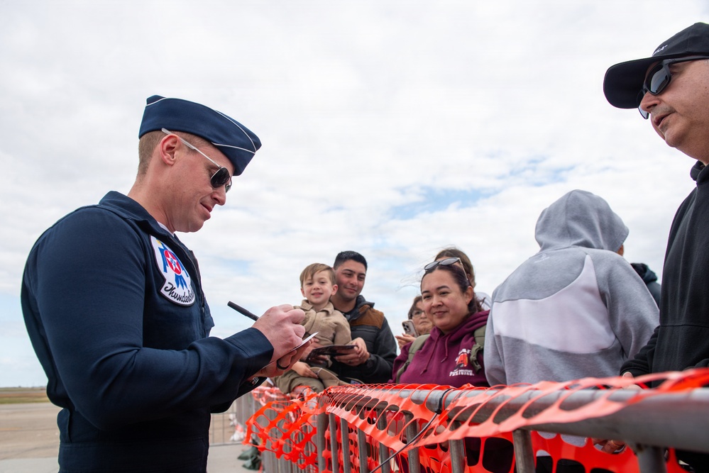 Travis conducts Wings Over Solano air show and open house