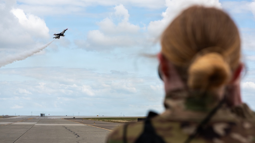 Travis conducts Wings Over Solano air show and open house