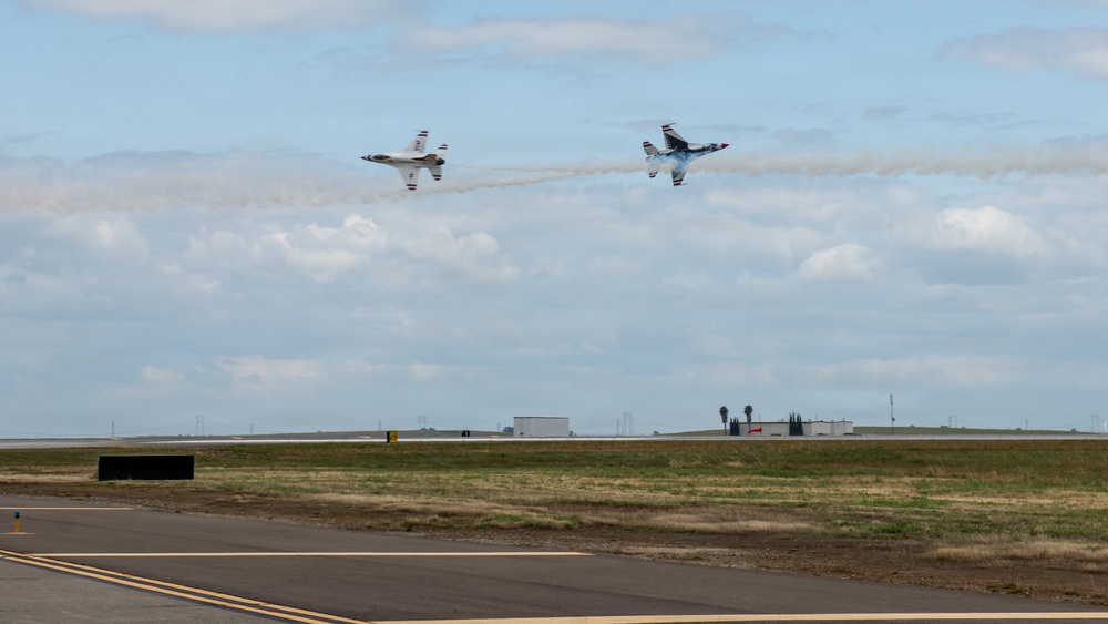 Travis conducts Wings Over Solano air show and open house