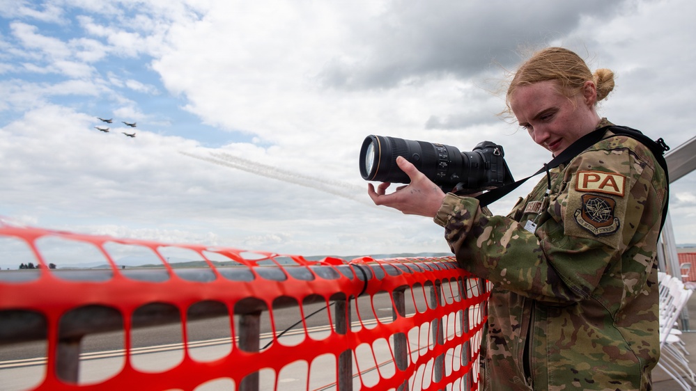 Travis conducts Wings Over Solano air show and open house