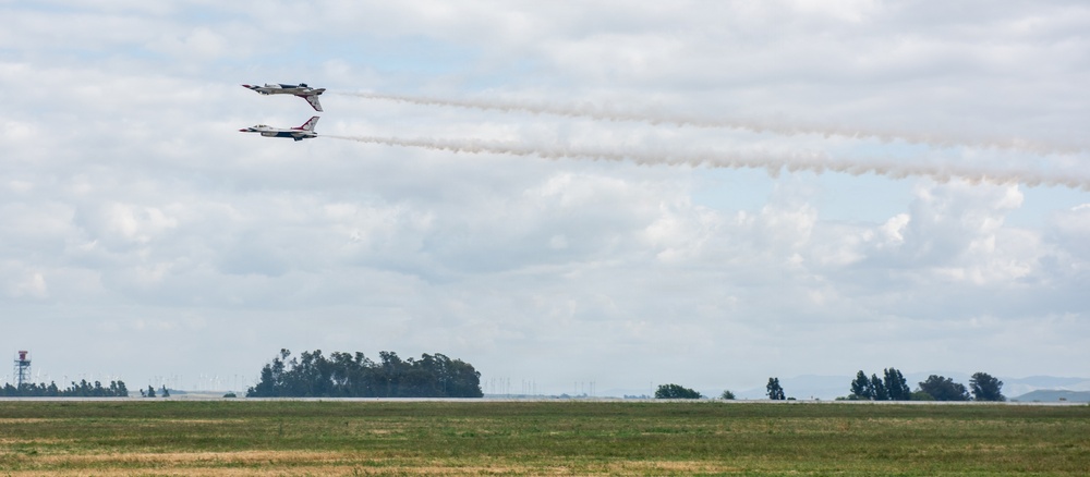 Travis conducts Wings Over Solano air show and open house
