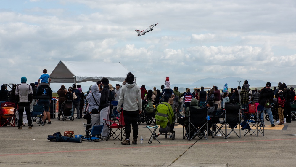 Travis conducts Wings Over Solano air show and open house