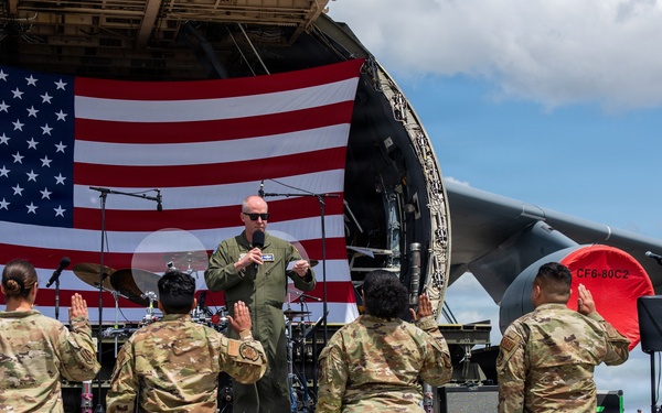Travis conducts Wings Over Solano air show and open house