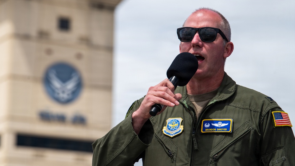 Travis conducts Wings Over Solano air show and open house