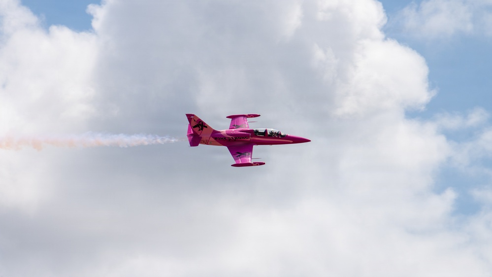 Travis conducts Wings Over Solano air show and open house
