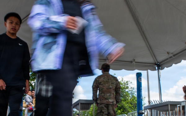 Travis conducts Wings Over Solano air show and open house