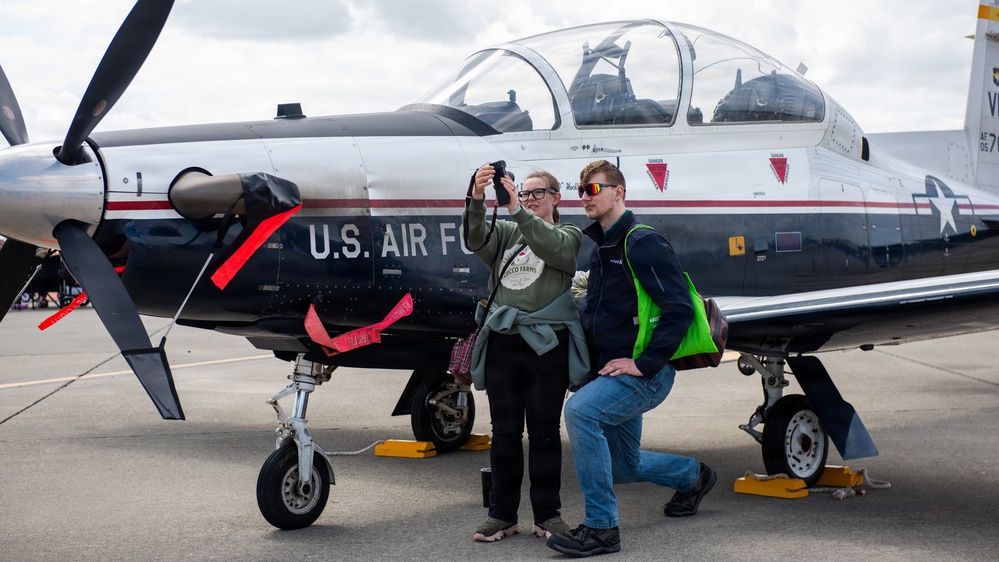 Travis conducts Wings Over Solano air show and open house