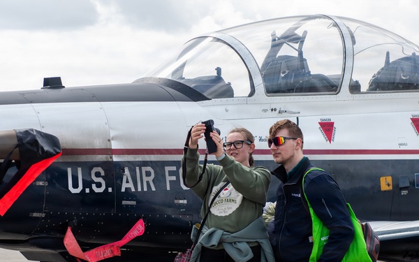 Travis conducts Wings Over Solano air show and open house