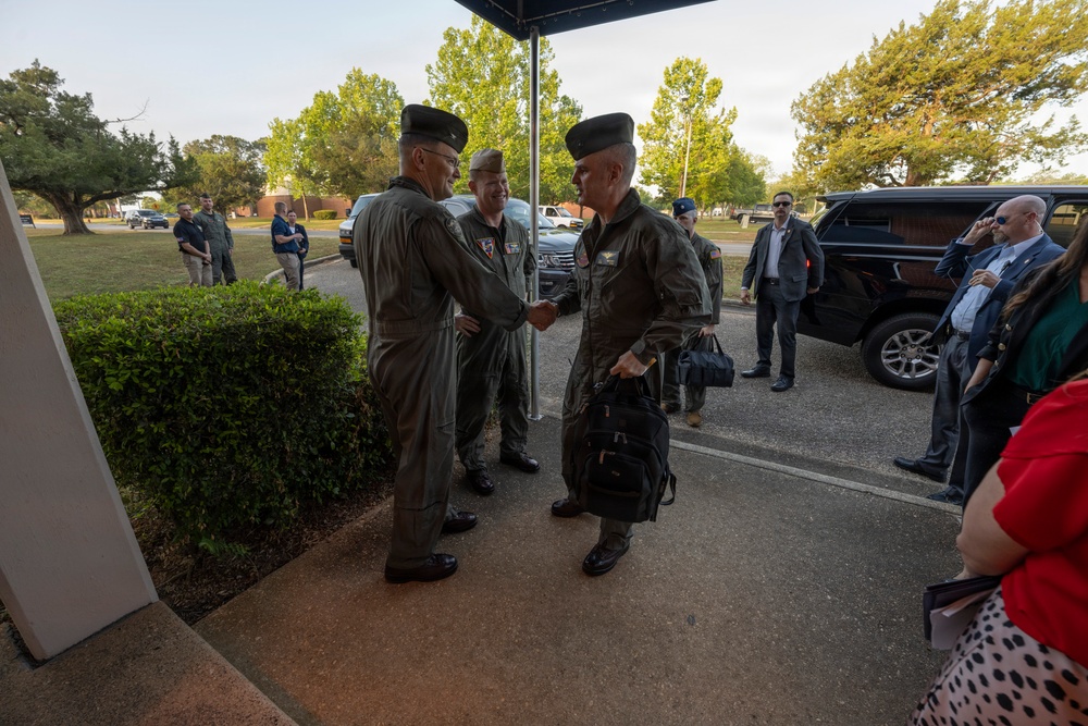 VCJCS visits NAS Whiting Field; presents "Wings of Gold"