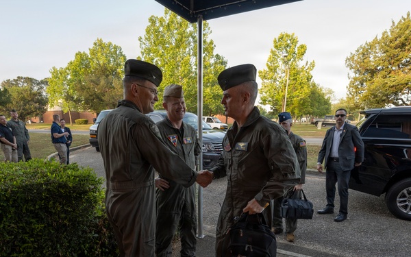 VCJCS visits NAS Whiting Field; presents "Wings of Gold"