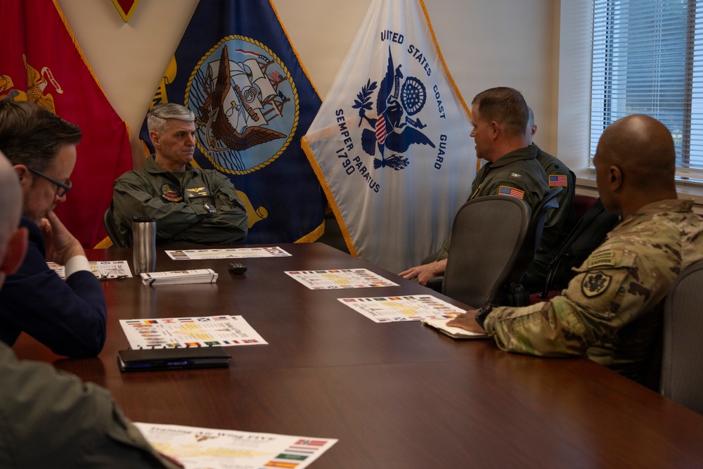 VCJCS visits NAS Whiting Field; presents "Wings of Gold"