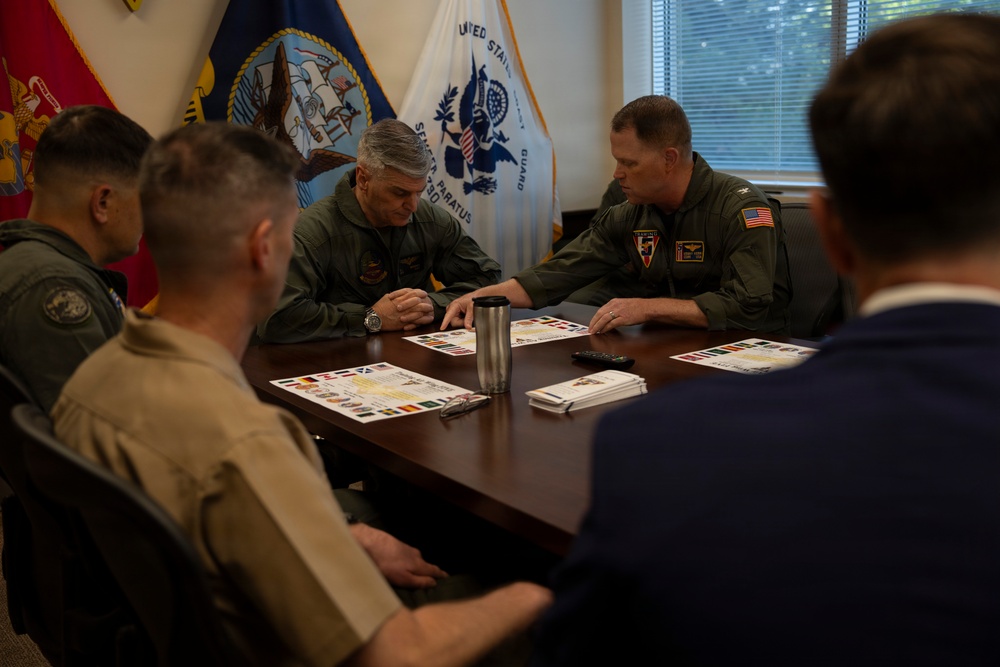 VCJCS visits NAS Whiting Field; presents "Wings of Gold"