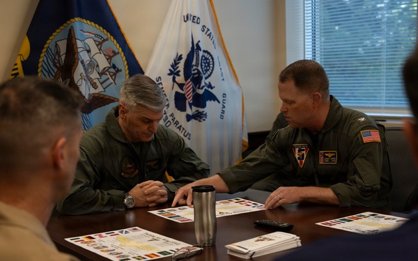 VCJCS visits NAS Whiting Field; presents "Wings of Gold"
