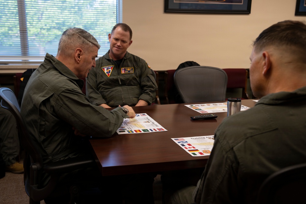 VCJCS visits NAS Whiting Field; presents "Wings of Gold"