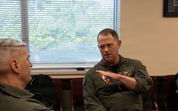 VCJCS visits NAS Whiting Field; presents "Wings of Gold"