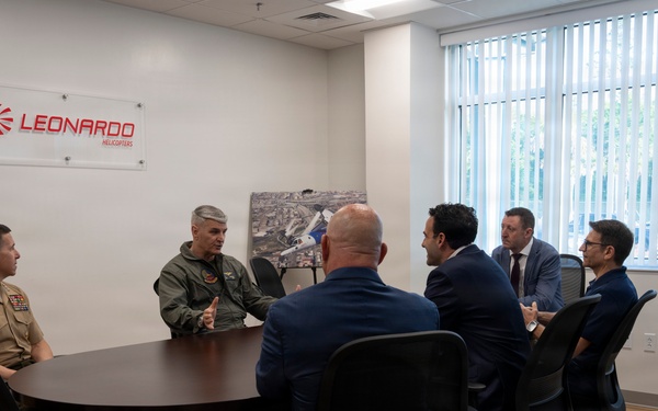 VCJCS visits NAS Whiting Field; presents "Wings of Gold"