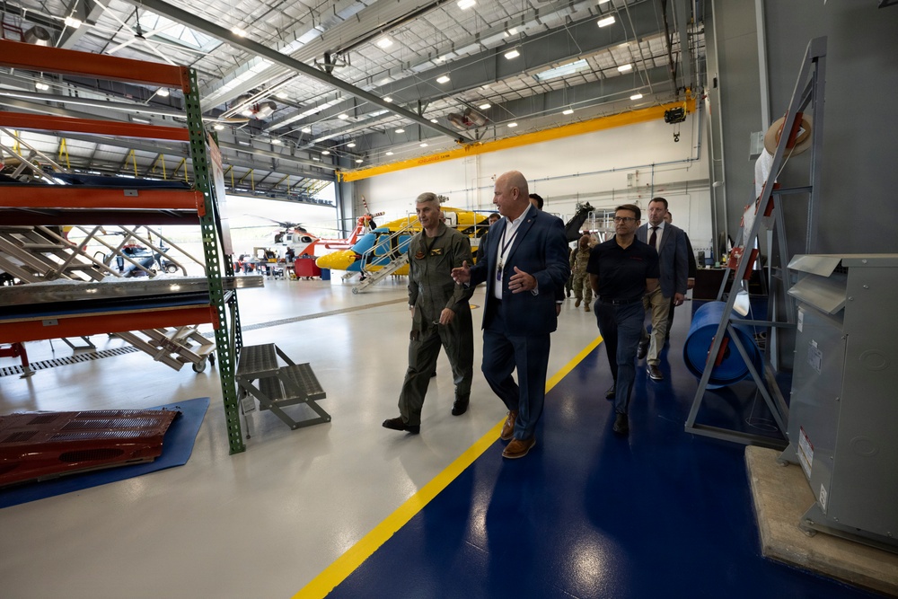 VCJCS visits NAS Whiting Field; presents "Wings of Gold"