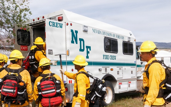 Nevada National Guard ready to fight wildfires from the ground and air