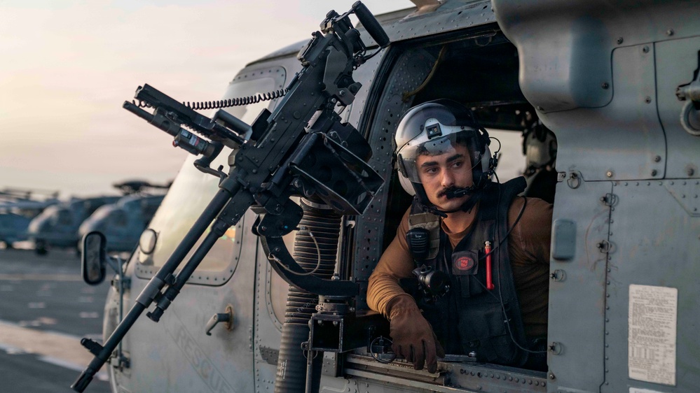 USS Tripoli Flight Operations