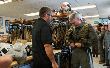 VCJCS visits NAS Whiting Field; presents "Wings of Gold"
