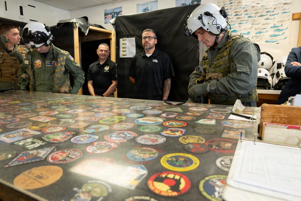 VCJCS visits NAS Whiting Field; presents "Wings of Gold"