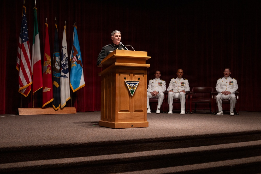 VCJCS visits NAS Whiting Field; presents "Wings of Gold"