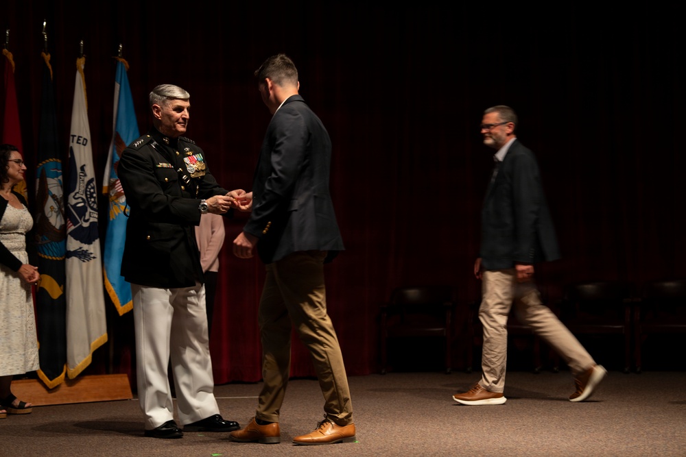 VCJCS visits NAS Whiting Field; presents "Wings of Gold"