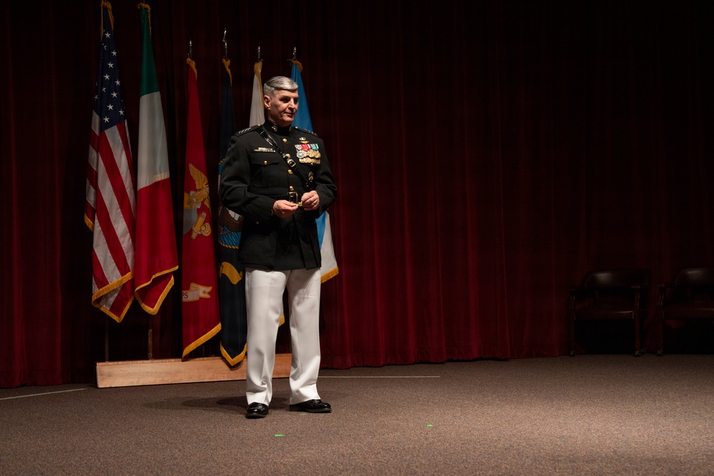 VCJCS visits NAS Whiting Field; presents "Wings of Gold"