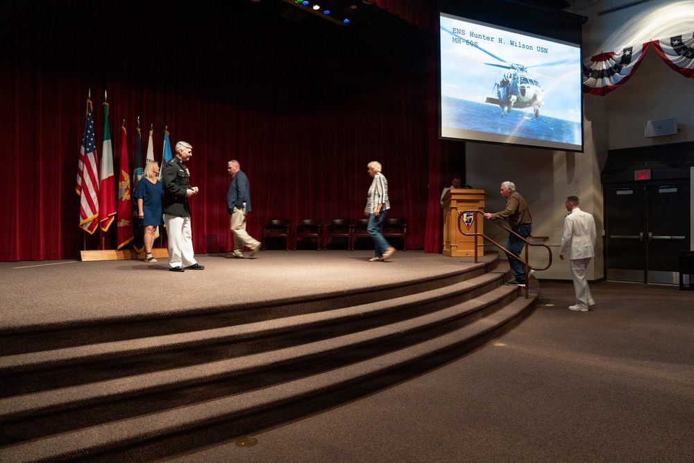 VCJCS visits NAS Whiting Field; presents "Wings of Gold"