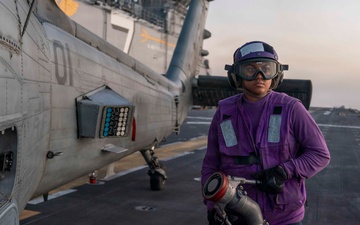 USS Tripoli Flight Operations