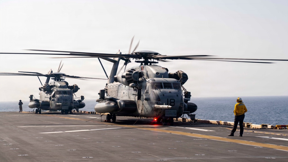 USS Tripoli Flight Operations Photos