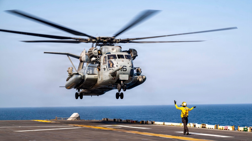 USS Tripoli Flight Operations Photos