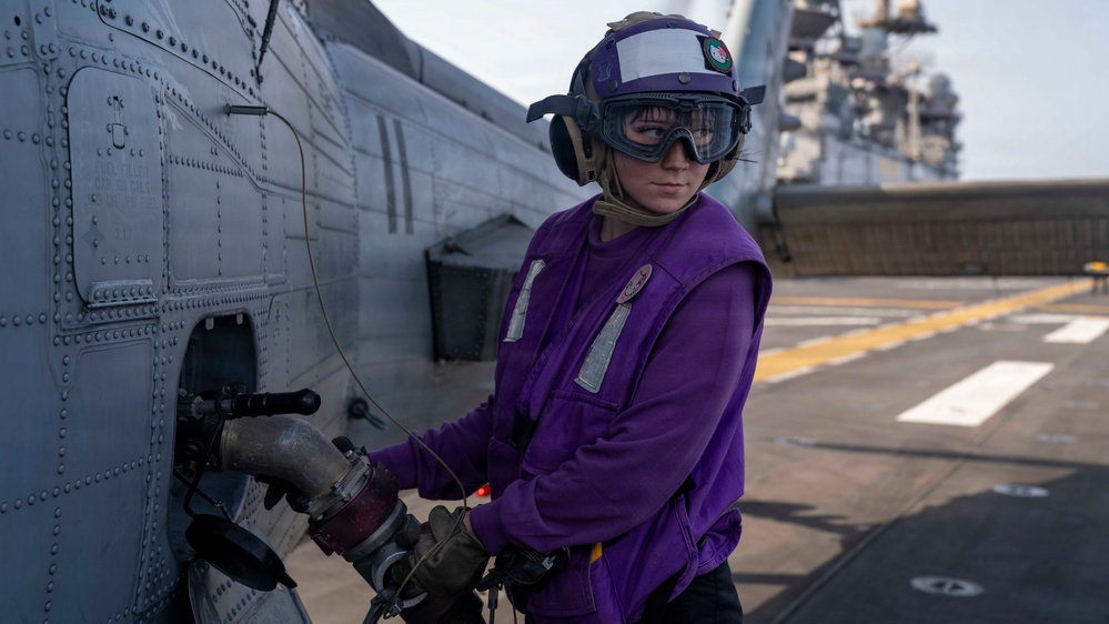 USS Tripoli Flight Operations Photos